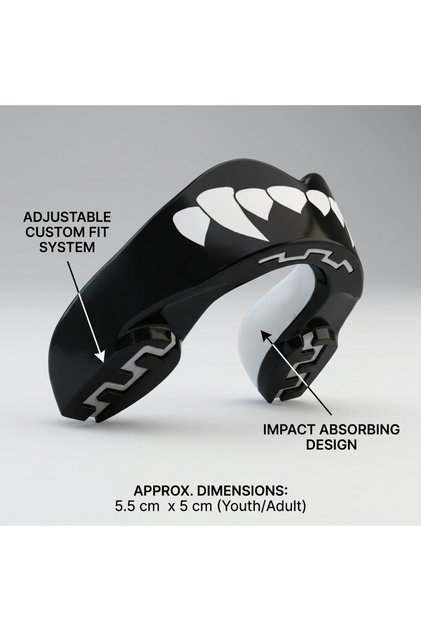 black Boxing Mouthguard Professional Sports Braces Sanda Fighting Fighting Training Muay Thai Protec