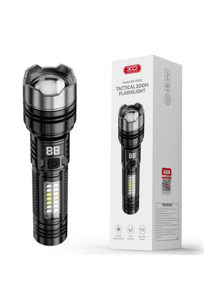 Lanterna telescopică cu zoom, XO (YH20), 1200mAh, autonomie de ~3 ore