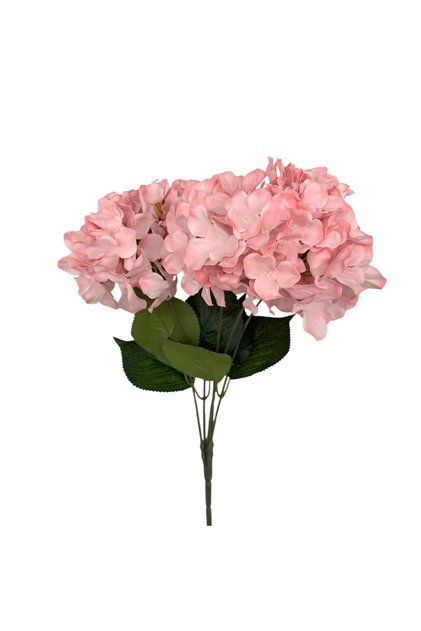Floare artificiala Hortensie Soft Touch 50 cm - Roz