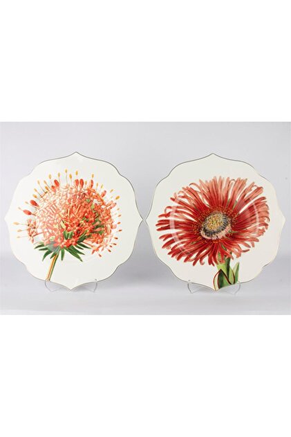 Mikasa Moor Art Of Botanical Kırmızı 2li Servis Tabağı 28cm