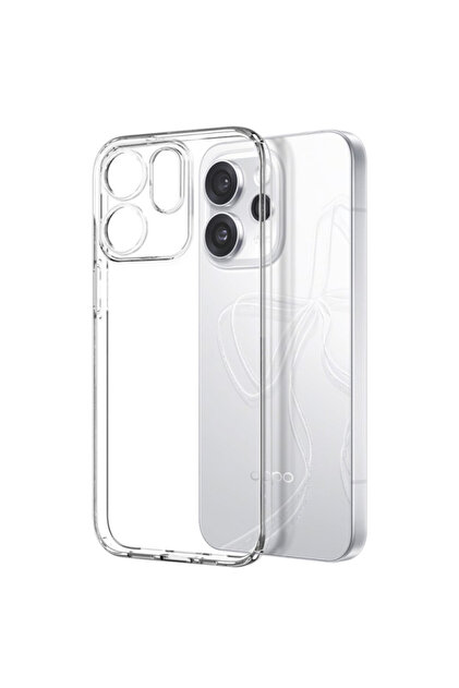 Reno 15 Pro İle Uyumlu Kılıf Süper Silikon Şeffaf Kapak