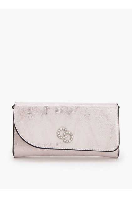 Textured Crossbody Bag with Detachable Chain Strap