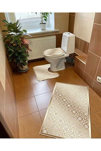 Patron B-228 Non-Slip Base Triple Bathroom Set, Machine Washable, a Quality Product