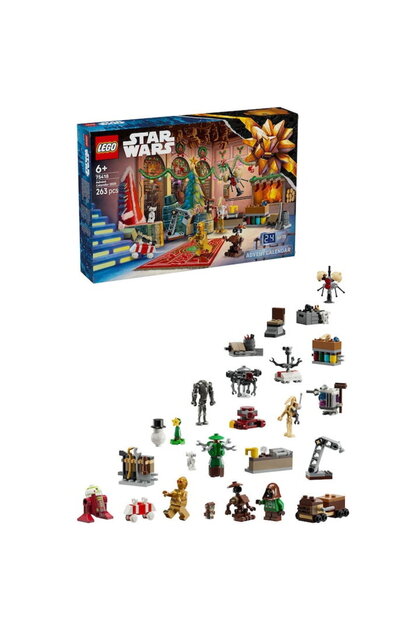 ® Star Wars TM Toy, Advent Calendar 75418, 263 pieces, 6 years+
