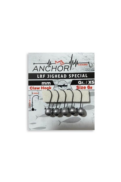 Anchor Special 5 Adet LRF Jig Head 2.5 Gr - 6 No