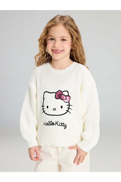 Πουλόβερ κοριτσιών με στάμπα Hello Kitty