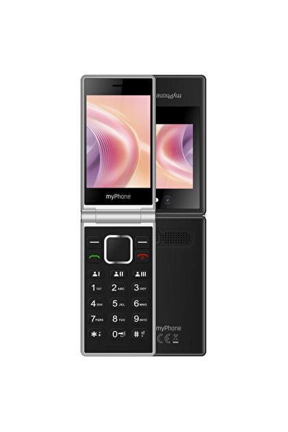 Telefon mobil cu clapeta Tango 2, 4G LTE 3.50", 48 MB RAM, 128 MB, Dual Sim, Negru-Argintiu