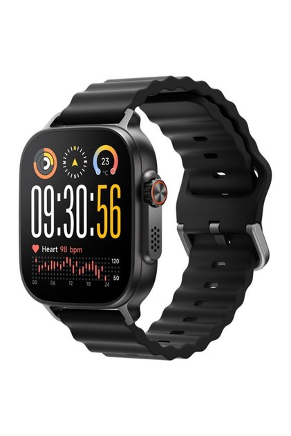 Έξυπνο ρολόι Watch 5, AMOLED 1.97 ", NFC, GPS, Μαύρο