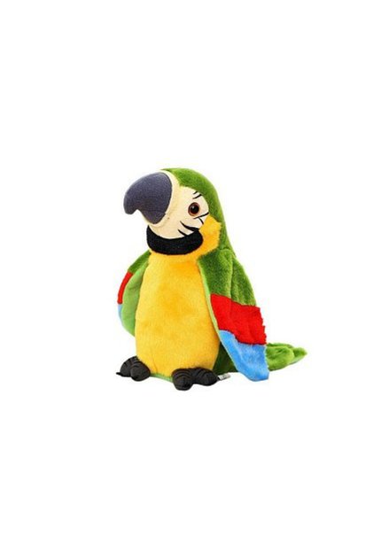 Papagal Vorbitor, Jucarie de Plus Interactiva Charlie, Multicolor Cadoul Ideal Pentru Orice Copilas