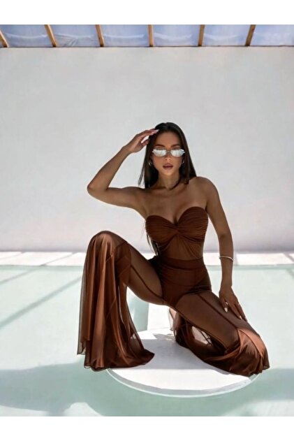 Spanish Floral Tulle Jumpsuit