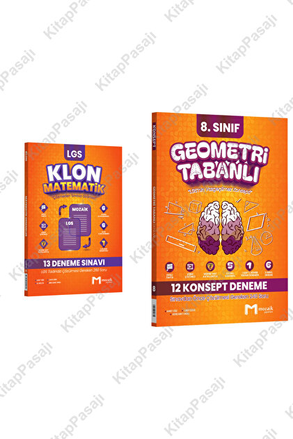 Mozaik Yayınları 8. Sınıf LGS Geometri Tabanlı ve Klon Matematik
