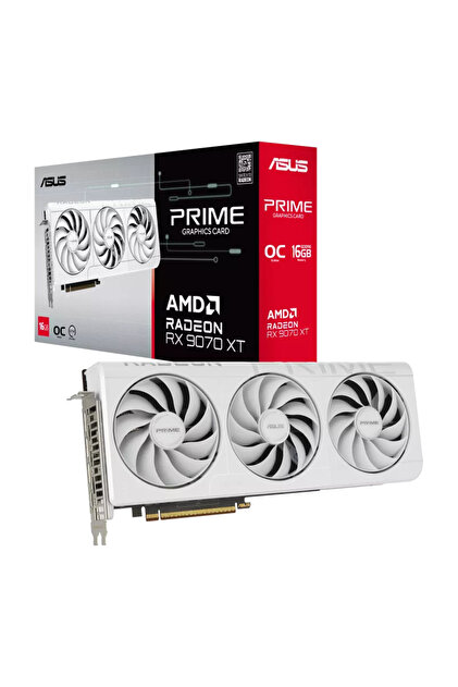 ASUS PRIME Radeon RX 9070XT 16GB PRIME-RX9070XT-O16G-WHITE GDDR6