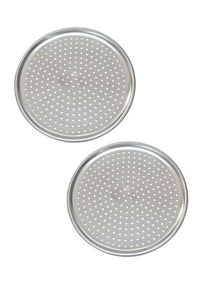 Perforated Pizza Tray Lahmacun Pita Tray 28 Cm 2 Pieces