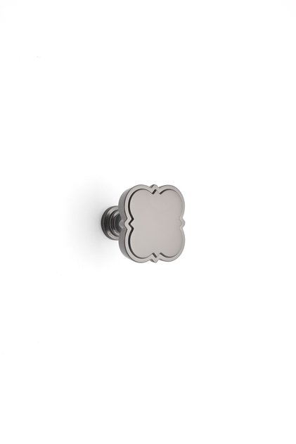 907 Metal Furniture Button Anthracite | Cabinet Drawer Door Handle | 907