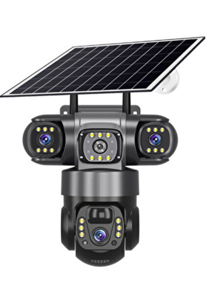 Avenir AV-M09 3 Kameralı 4G Solar Sim Kartlı Güneş enerjili