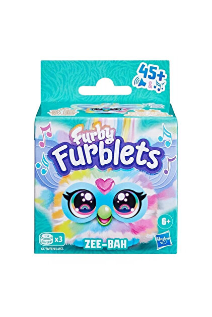 Furby Furblets Zee-Bah Sesli Mini Peluş Oyuncak 45+ Ses 6+ Yaş