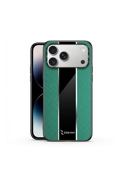 Apple iPhone 17 Pro Compatible Case Premium Leather Case Green