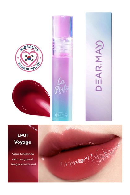 La Piste Lip Tint - Uzun Süre Kalıcı ve Parlak Tint 4.1g - LP01 Voyage