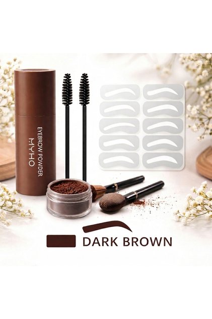 Kaş Boyası - Kaş Damgası Dark Brown Koyu kahverengi