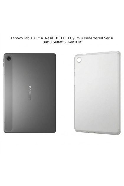 UKSCASE Lenovo Tab M10 3. Nesil TB311FU Uyumlu Frosted Serisi
