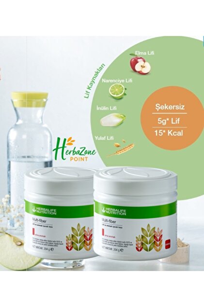 Herbalife Multi-Fiber - Lif Takviyesi ve Elma Aromalı İçecek Tozu