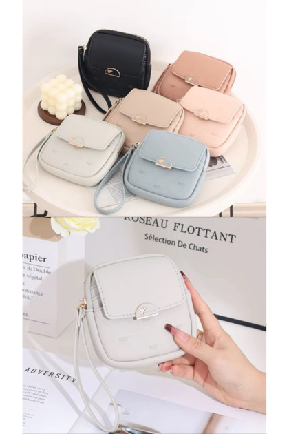 Women's Mini Hand and Wrist Bag - Stylish Design Coin Purse and Card Holder