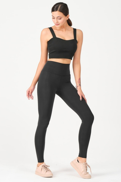 High Waist Gathering Lycra Women's Seasonal Daily Tights