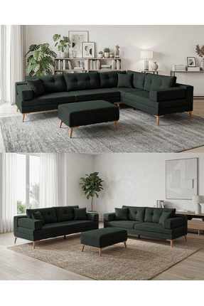 Velura Home & Living Zeri Yataklı Puzzle Modüler Köşe Koltuk
