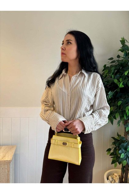 Kadın Lara Model Kilit Kemer Detaylı Çanta