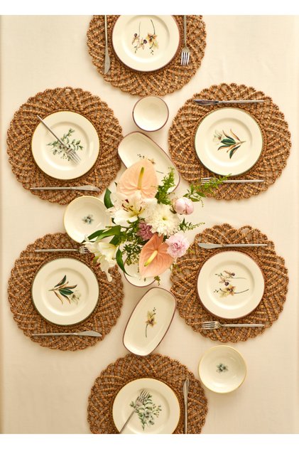 Garden 12-Piece 6-Person Porcelain Breakfast Set