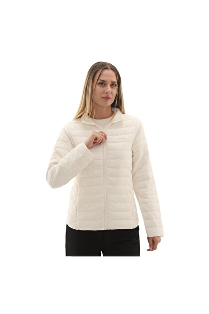 Lumberjack 102026858-R 5W Wb Padded 1Sn28 5Pr Kadın Mont Beyaz