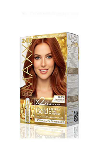 Maxx Deluxe Golden Beauty Saç Boyası 5.65 Çilek Kırmızısı Fiyatı