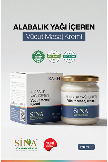 SİNA LOKMAN HEKİM Alabalık Yağı Özlü Krem ( Kutusuz Cam Kavanoz
