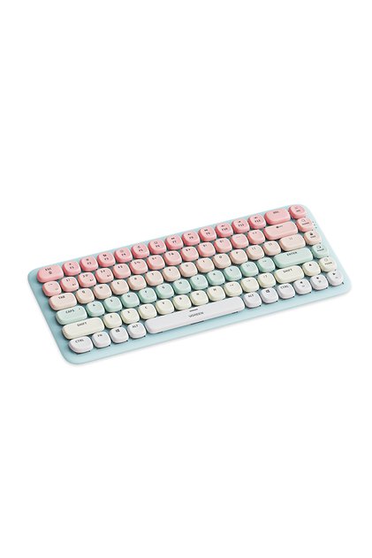FUN+Renkli Tuşlu Aydınlatmalı Brown Switch Mekanik Bluetooth Kablosuz Türkçe Q Klavye 90843TR