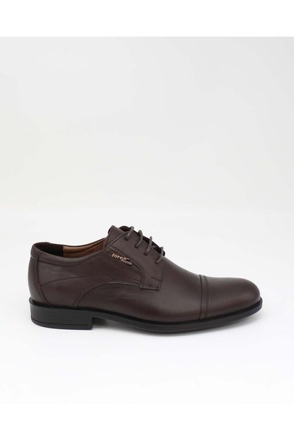 2468 Dark Brown Genuine Leather Anatomical Casual Men's Shoes