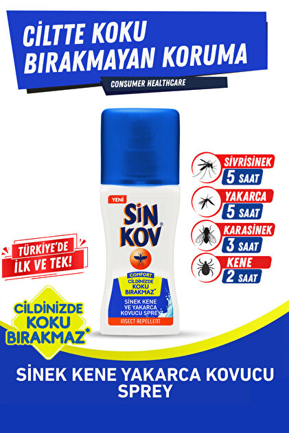 Sinkov Comfort Sinek Kene Yakarca Kovucu Sprey 100ml - Ciltte Koku