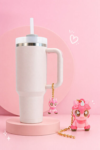 Stanley Uyumlu Quencher Termos Aksesuarı Charm Figürü Klipsli