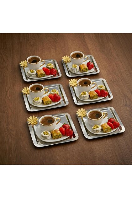 ChefTaste Chef Taste Jasmin Kare Model Zambak Çiçegi Aksesuarlı 6