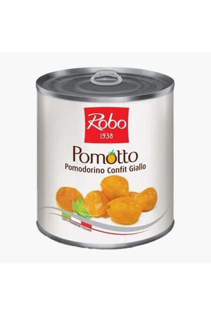 Roșii cherry galbene semi-uscate în ulei de floarea-soarelui 770g