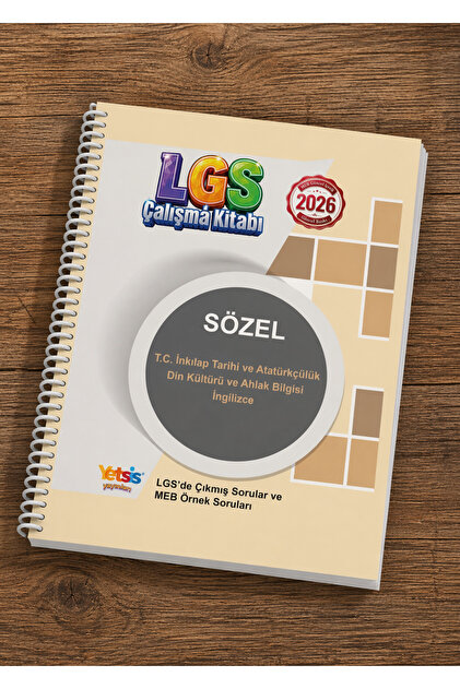 Yetsis Yayınları 2026 LGS Hazırlık MEB Örnek Sorular ve Çıkmış