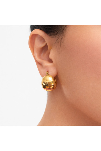 Bombe Thick Hoop Earrings - Stainless Steel - Gold 2 cm