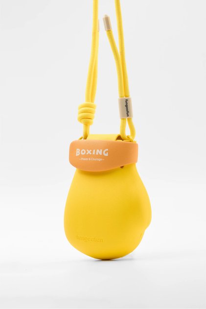 Mini Boks Eldiveni Tasarımlı Çapraz Çanta
