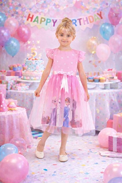 Little Princess Elsa Frozen Birthday Dress