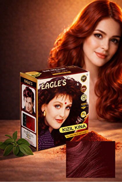 Henna Vital Burgundy Kızıl Rengi Henna Hint Kınası 6'lı Paket