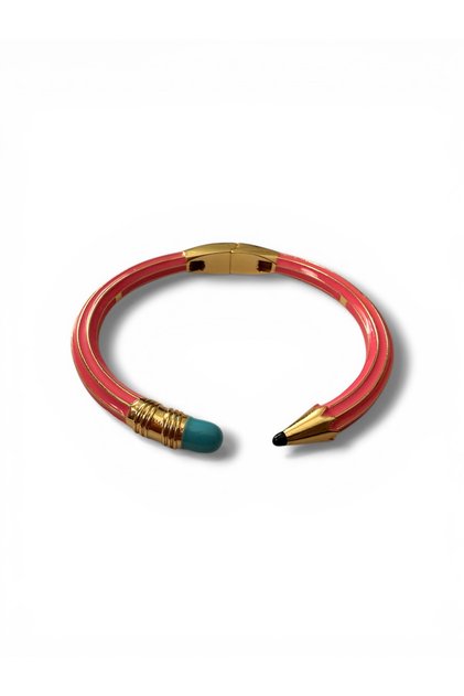 Pen Model Colored Enamel Handcuff Bracelets