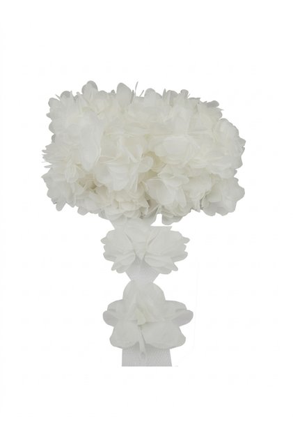 Panglică florală stratificată din țesătură de șifon, 2 metri, 24 bucăți, flori decorative prefabricate, material pentru hobby și design