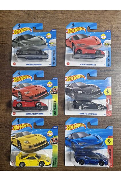 HOT WHEELS Ferrari 6 li lot - Fiyatı, Yorumları