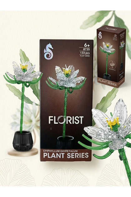 Parnevu Lego Çiçek Florist Plant Series Epiphyllum Oxypetalum Lego