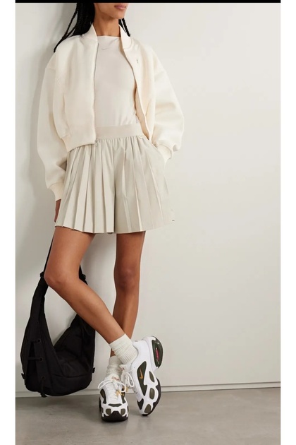 24.7 Df Pleated Skort Kadın pileli Etek sort yakamoz spor
