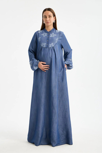 Lyosell Hijab Maternity Dress